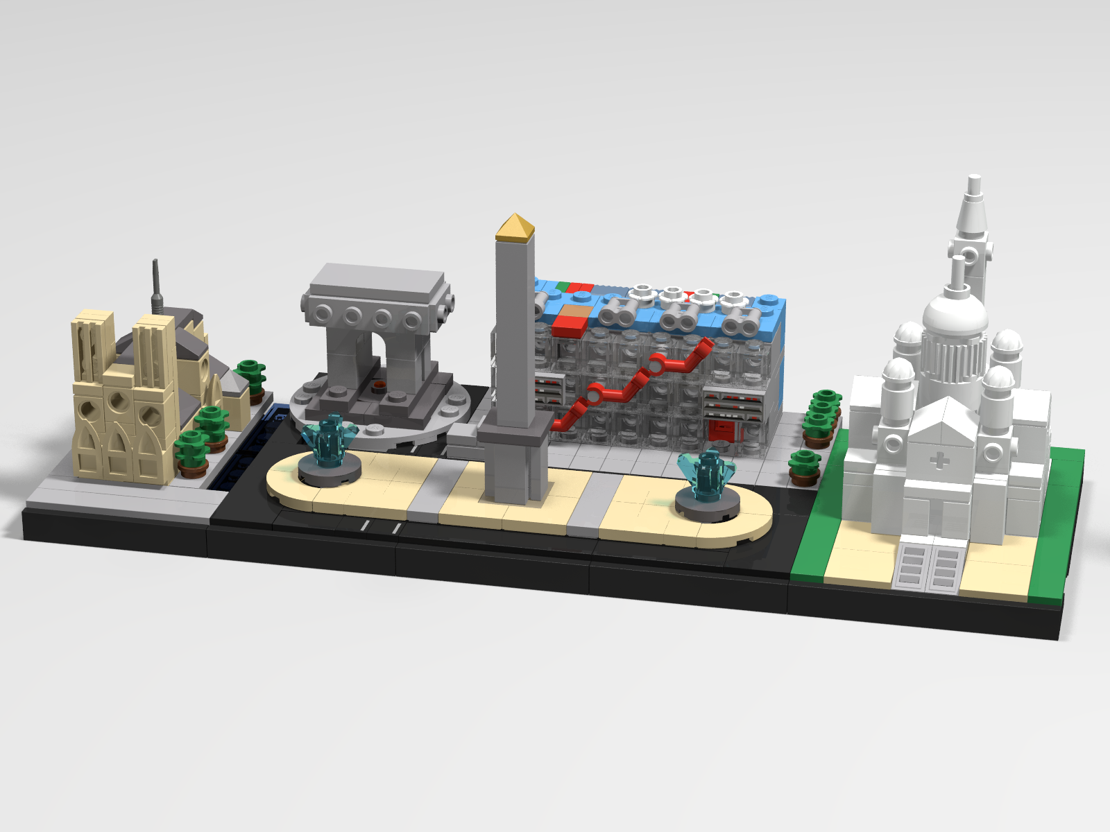 I turned the Lego Paris skyline into a mech : r/lego